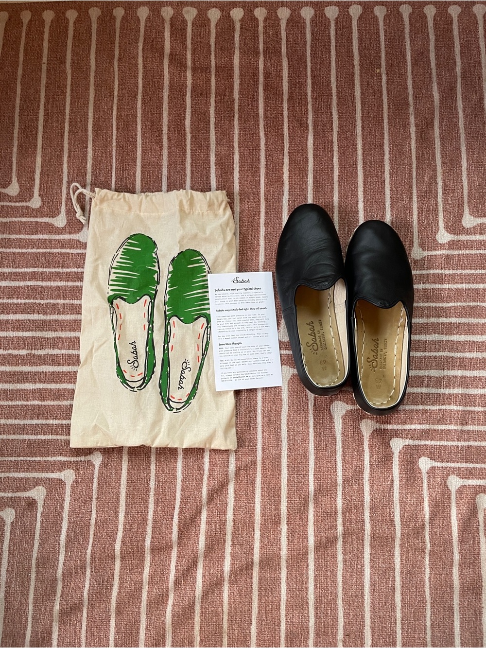 Sabah Black Leather Slip-On Loafers